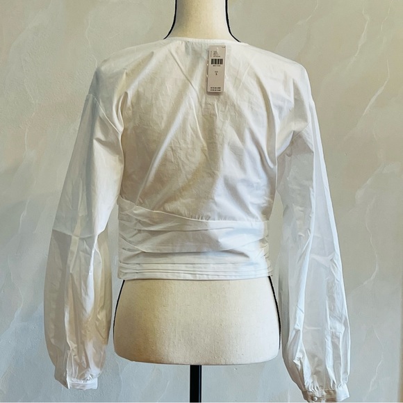 Sunday in Brooklyn Wrap-Front Blouse NWT S - Picture 6 of 6